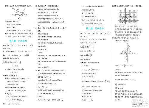 黑龙江教育出版社2025年春资源与评价七年级数学下册H版黑龙江专版答案