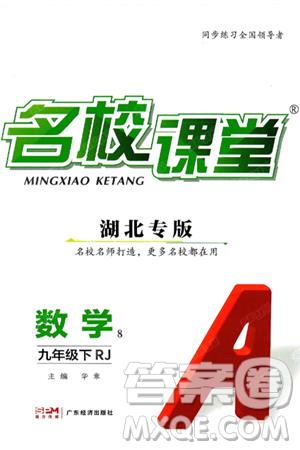广东经济出版社2025年春名校课堂九年级数学下册人教版湖北专版答案 广东经济出版社2025年春名校课堂九年级数学下册人教版湖北专版答案