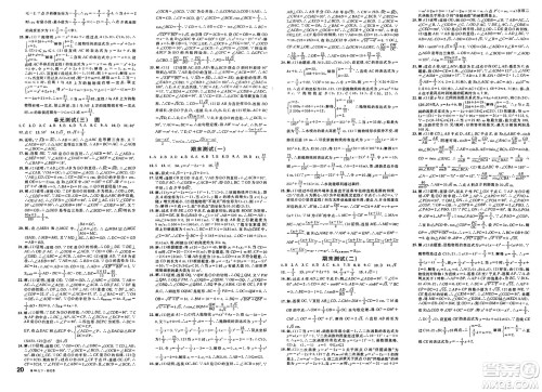 吉林教育出版社2025年春名校课堂九年级数学下册北师大版山东专版答案