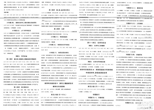广东经济出版社2025年春名校课堂九年级化学下册人教版湖南专版答案
