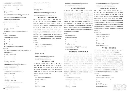 广东经济出版社2025年春名校课堂九年级化学下册人教版湖南专版答案