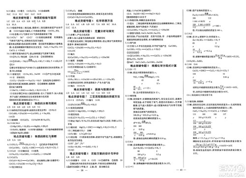 长江少年儿童出版社2025年春思维新观察课时必练九年级化学下册通用版答案 长江少年儿童出版社2025年春思维新观察课时必练九年级化学下册通用版答案