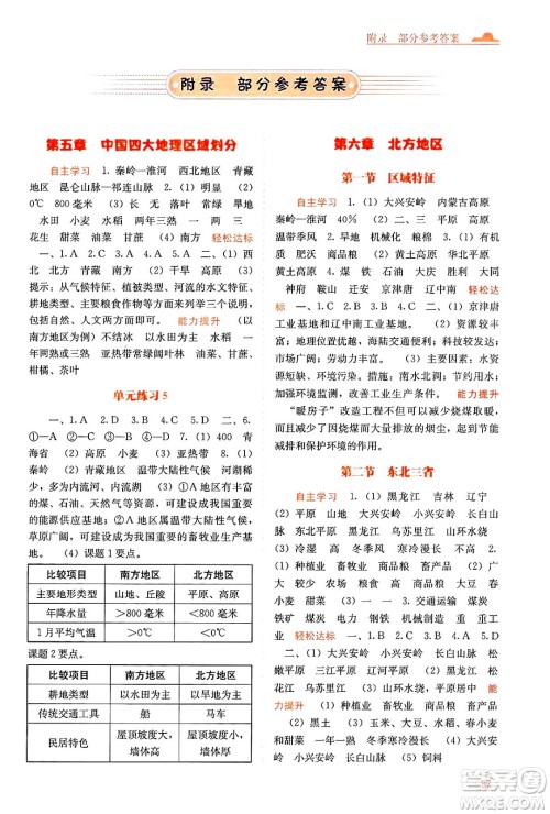 广西教育出版社2025年春自主学习能力测评八年级地理下册商务星球版答案 广西教育出版社2025年春自主学习能力测评八年级地理下册商务星球版答案