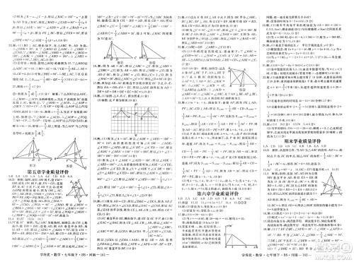 延边大学出版社2025年春优翼学练优七年级数学下册北师大版河南专版答案