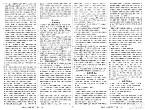 延边大学出版社2025年春优翼学练优九年级语文下册人教版河南专版答案 延边大学出版社2025年春优翼学练优九年级语文下册人教版河南专版答案