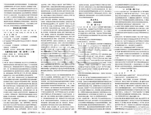 延边大学出版社2025年春优翼学练优九年级语文下册人教版河南专版答案 延边大学出版社2025年春优翼学练优九年级语文下册人教版河南专版答案