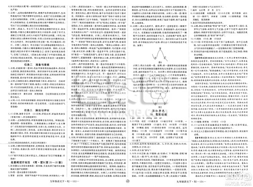 延边大学出版社2025年春优翼学练优九年级语文下册人教版江西专版答案 延边大学出版社2025年春优翼学练优九年级语文下册人教版江西专版答案