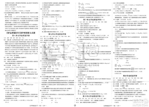 延边大学出版社2025年春优翼学练优九年级化学下册人教版江西专版答案