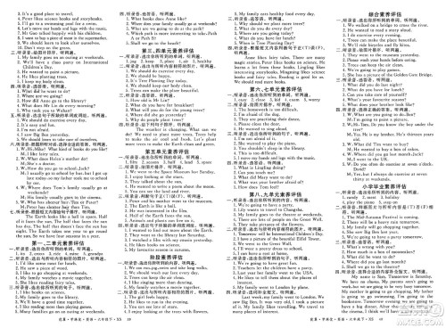 湖南大学出版社2025年春优翼学练优六年级英语下册湘少版答案