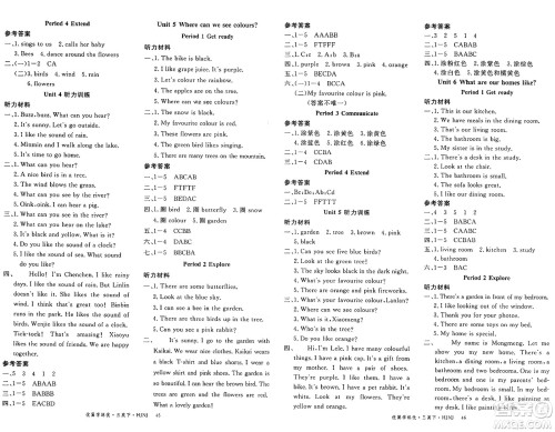 延边大学出版社2025年春优翼学练优三年级英语下册沪教牛津版答案 延边大学出版社2025年春优翼学练优三年级英语下册沪教牛津版答案