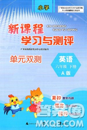 广西师范大学出版社2025年春新课程学习与测评单元双测六年级英语下册A版人教版答案