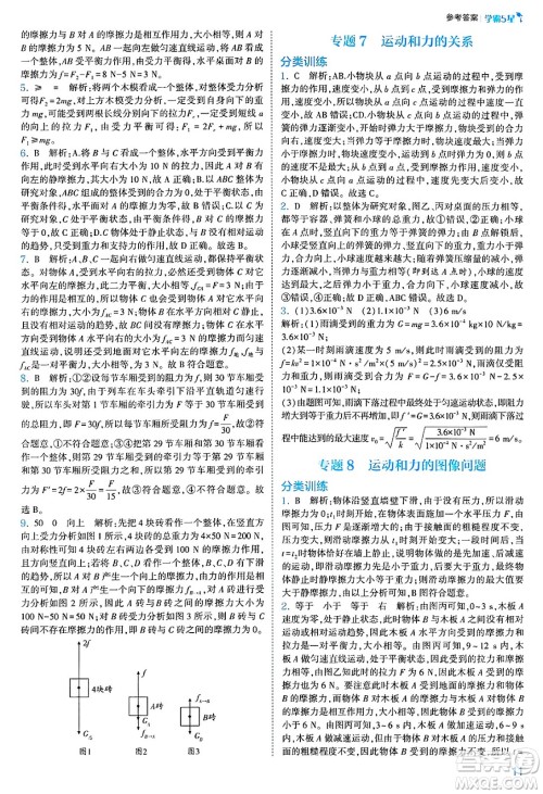 河海大学出版社2025年春初中5星学霸八年级物理下册人教版答案
