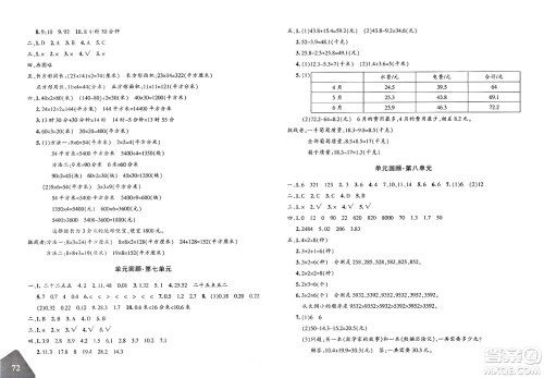新疆青少年出版社2025年春优学1+1评价与测试三年级数学下册通用版答案 新疆青少年出版社2025年春优学1+1评价与测试三年级数学下册通用版答案