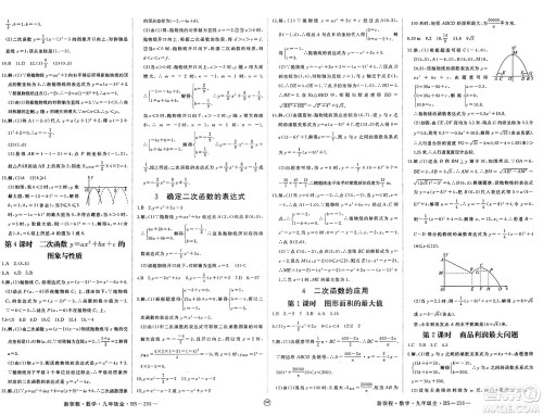 延边大学出版社2025年春优翼新领程九年级数学下册北师大版贵州专版答案