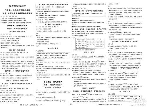 延边大学出版社2025年春优翼新领程九年级化学下册人教版贵州专版答案