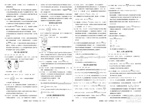 延边大学出版社2025年春优翼新领程九年级化学下册人教版贵州专版答案