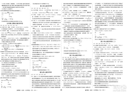 延边大学出版社2025年春优翼新领程九年级化学下册人教版贵州专版答案