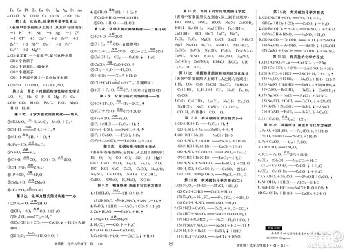 延边大学出版社2025年春优翼新领程九年级化学下册人教版安徽专版答案