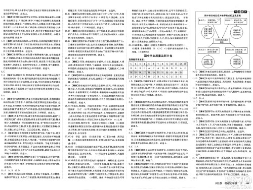 新疆青少年出版社2025年春神龙教育非常海淀单元测试AB卷七年级地理下册商务星球版答案