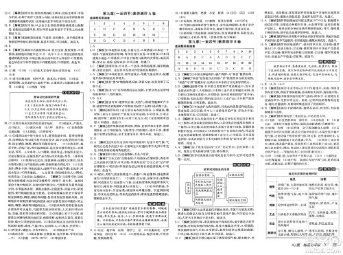 新疆青少年出版社2025年春神龙教育非常海淀单元测试AB卷七年级地理下册湘教版答案