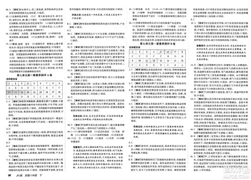 新疆青少年出版社2025年春神龙教育非常海淀单元测试AB卷八年级生物下册济南版答案