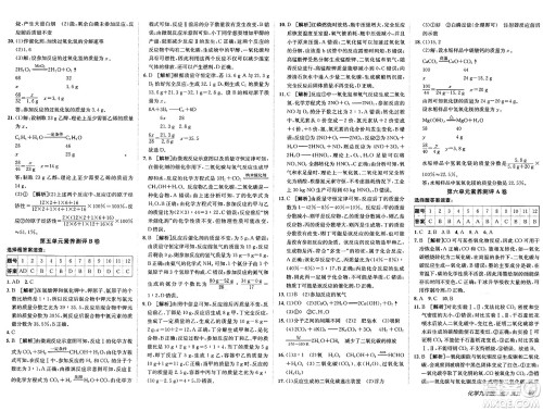 新疆青少年出版社2025年春神龙教育非常海淀单元测试AB卷九年级化学下册人教版答案
