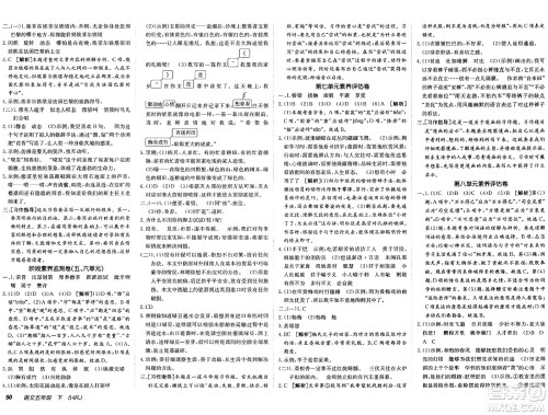 新疆青少年出版社2025年春神龙教育非常海淀单元测试AB卷五年级语文下册人教版五四制答案