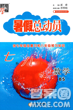 宁夏人民教育出版社2025年经纶学霸暑假总动员七年级数学全册北师大版答案
