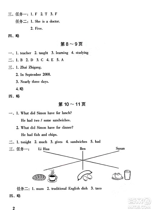 海燕出版社2025年暑假生活五年级英语全册外研版答案 海燕出版社2025年暑假生活五年级英语全册外研版答案