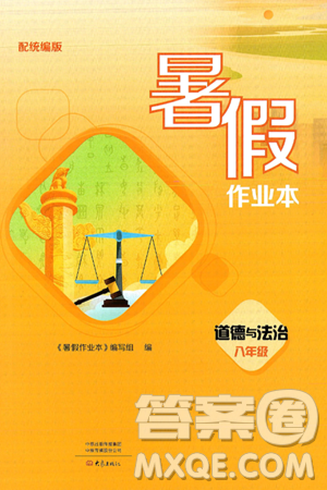 大象出版社2025年暑假作业本八年级道德与法治全册部编版答案 大象出版社2025年暑假作业本八年级道德与法治全册部编版答案