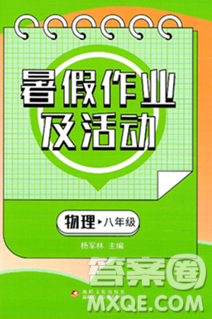 新疆文化出版社2025年暑假作业及活动八年级物理全册通用版答案