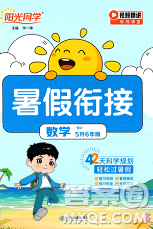 江西教育出版社2025年阳光同学暑假衔接五年级数学全册人教版答案