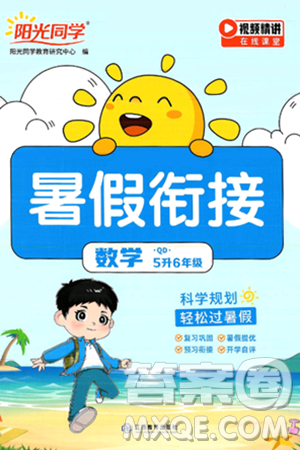 江西教育出版社2025年阳光同学暑假衔接五年级数学全册青岛版答案